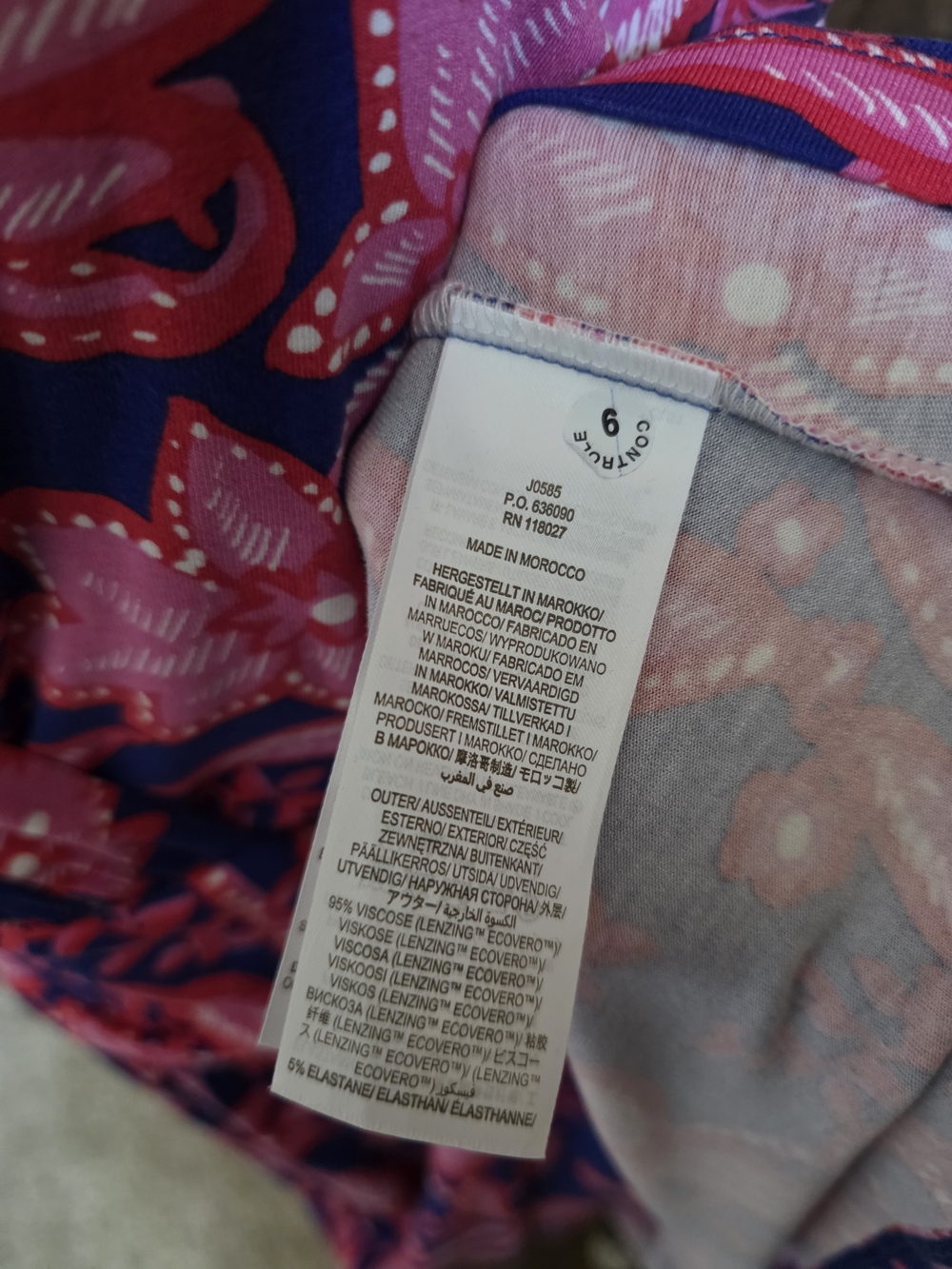 Boden Jersey Floral Wrap-Style Midi Dress - Picture 6 of 6